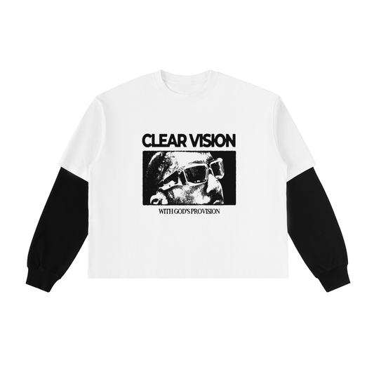 Clear Vision With Gods Provision Long Sleeve Shirt